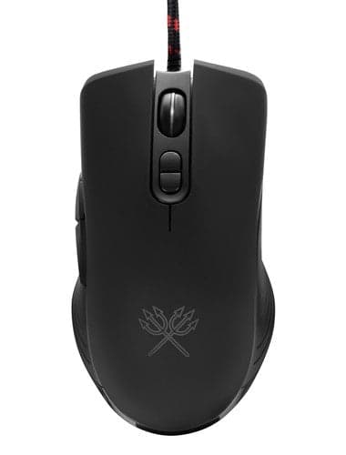 Kablet gamingmus USB optisk 7200 DPI 7 knapper højrehåndet sort