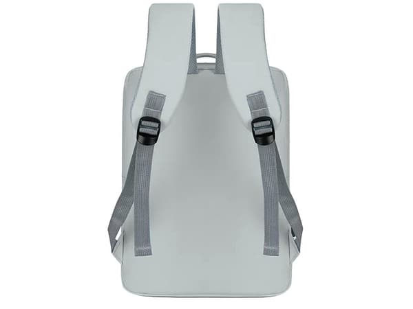 Ryggsäck med USB-port och laptopfack 18–20 L grå polyester
