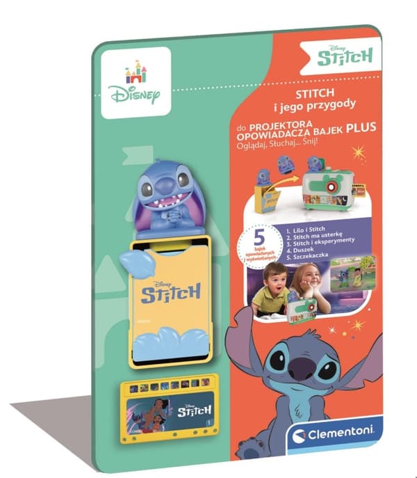 Berättelsekortset till Disney Plus-projektor Stitch 5 kort (8 bilder)