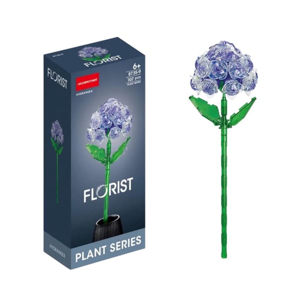 Blomster-byggeklodser sæt 60–150 dele, tilfældigt design