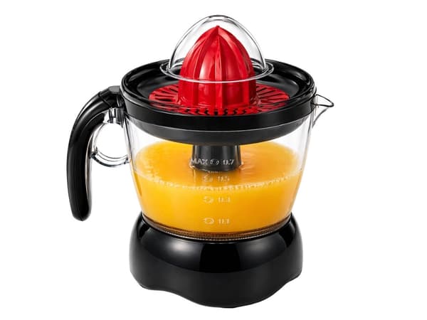 Elektrisk citruspresser 0,7 l 25 W plast sort