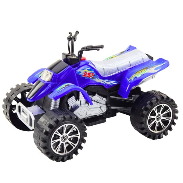 Leikkikvadi off-road kitkavetoinen sininen 25,5 cm