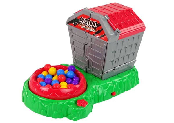 Arkadspel Dinosaurieägg med tångar 2-4 spelare 5+ år