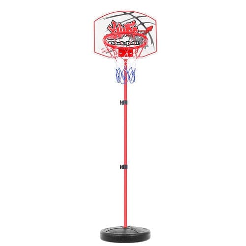Basketställning barn 73-146 cm med boll, båge, 3 pilar och pump