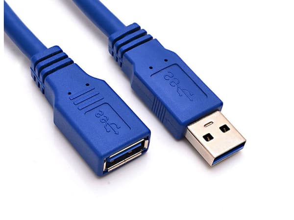 USB 3.0 förlängningskabel USB-A hane till hona 1,5 m
