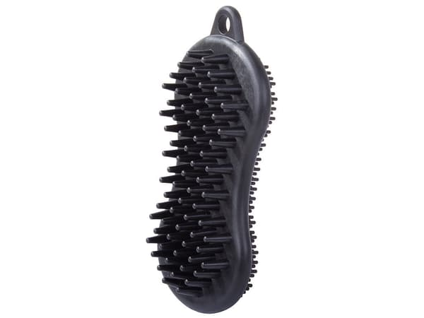 Vasksvamp i silikone med massagefunktion 13,5x6,5 cm blandede farver