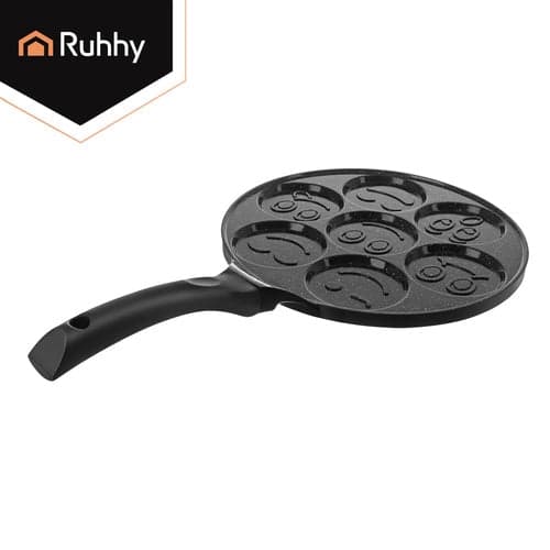 Pandekagepande 7 huller 26,5 cm keramisk non-stick til induktion/gas/el