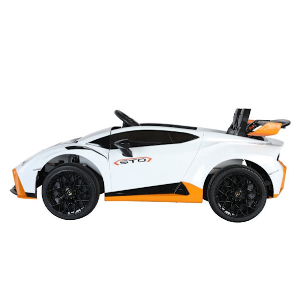 Elektrisk legetøjsbil Lamborghini STO DRIFT hvid til børn