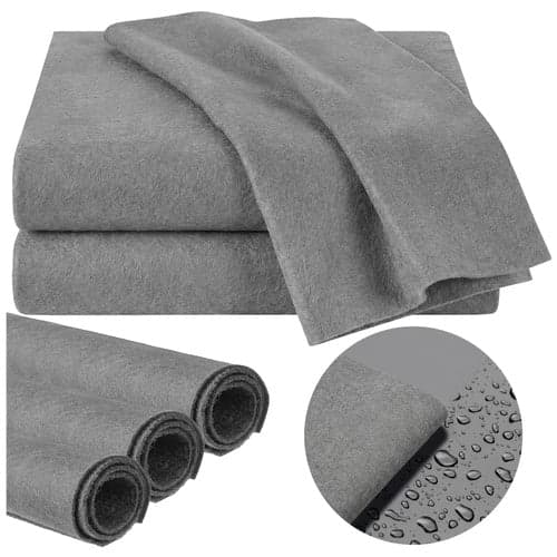 Mikrofiber fönsterduk 40x50 cm 3-pack grå 280 g/m²