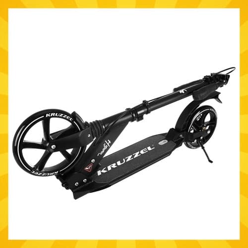 Fällbar sparkcykel 20 cm gummihjul, skivbroms+fotbroms, 10+