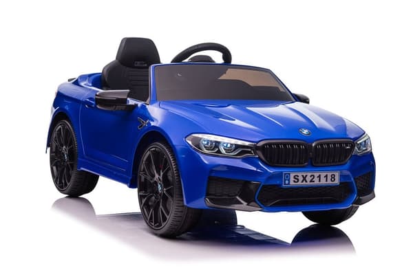 Batteridrevet elbil BMW M5 Drift blå til børn
