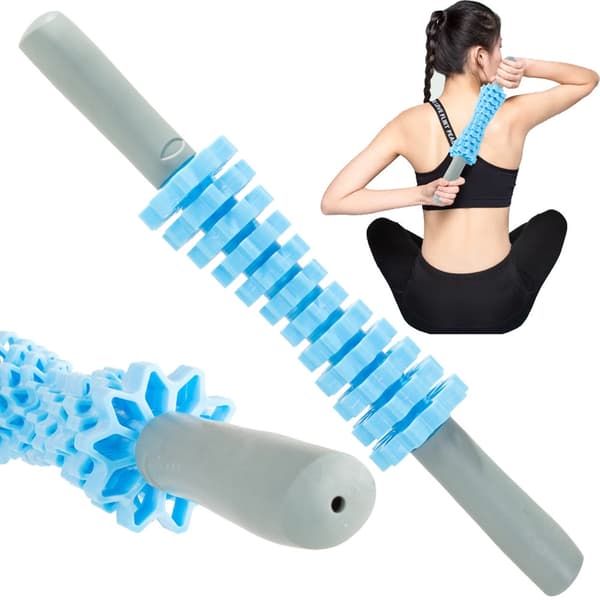 Massage roller med 12 roterende ruller 41 cm
