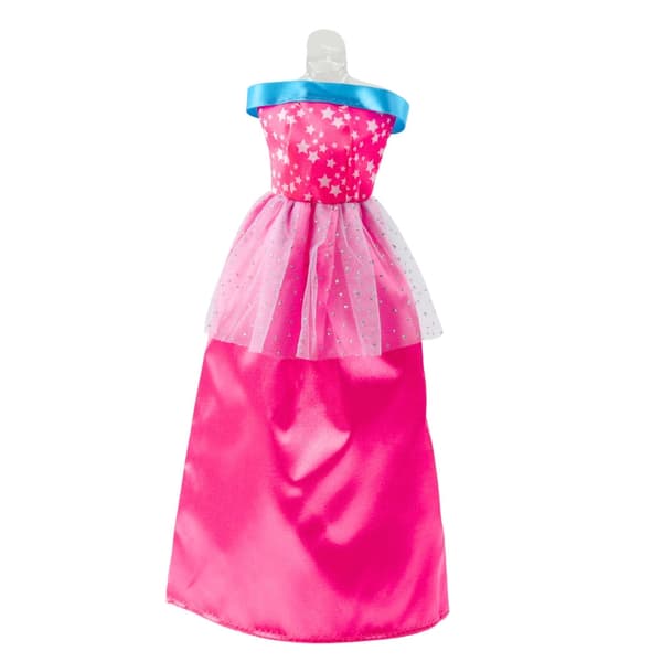 Nuken vaatesetti 3 mekkoa + asusteet nukeille 29–30 cm