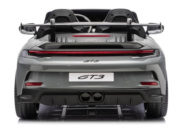 Akkukäyttöinen lasten sähköauto Porsche GT3 24V harmaa