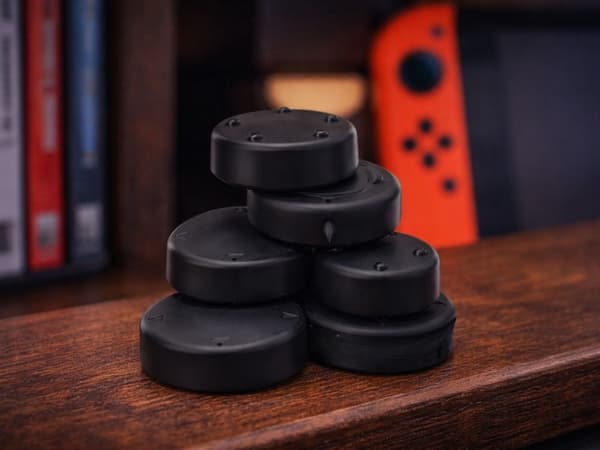 Tumgrepp till Nintendo Switch 2 Joy-Con silikon svart 6-pack
