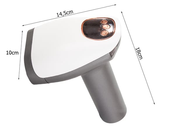 Hierontapistooli 8 hierontapäätä 10 tasoa USB-C
