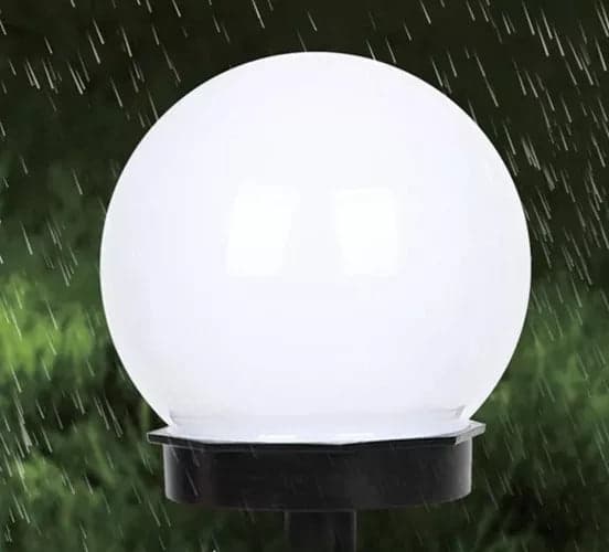 Solcellelamper havepæle LED koldhvid IP44 6-pak 35 cm