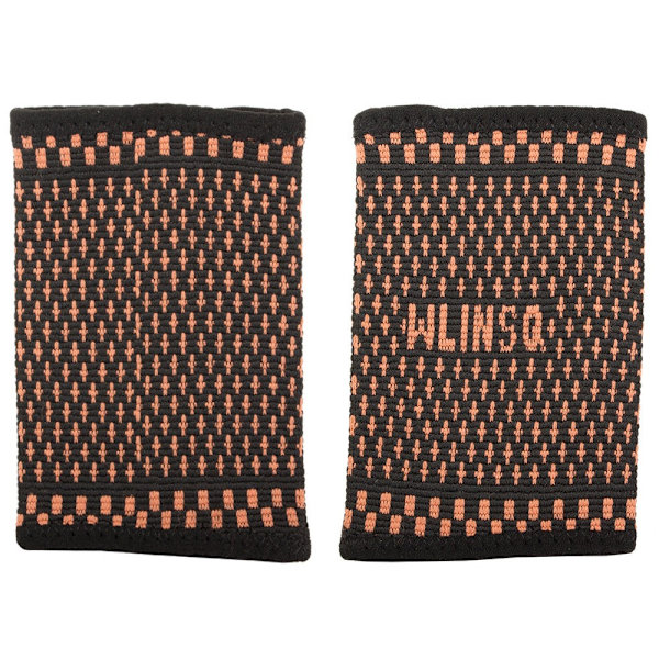 Handledsstöd elastiskt 17–21 cm svart/orange 13x9 cm