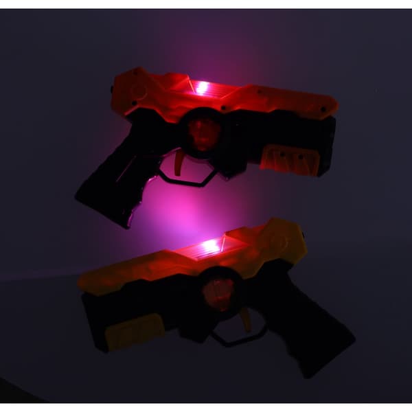 Laser paintball set 2 laserpistoler + 2 mål, räckvidd 15 m, 6+