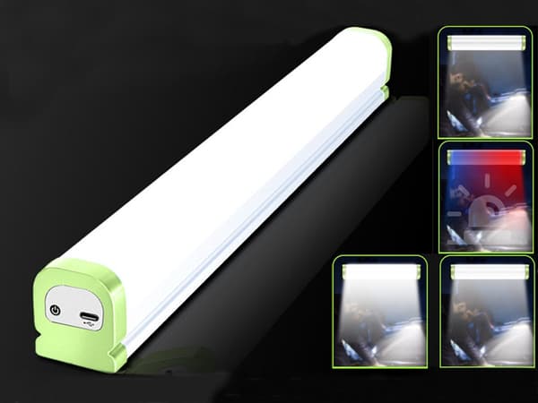 Genopladelig LED arbejdslampe med magnet og krog USB-C 31 cm