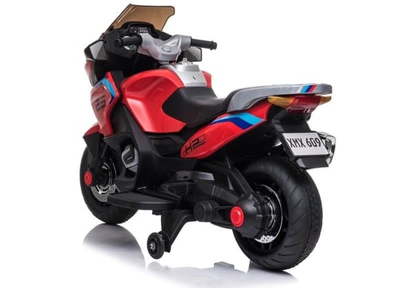 Elektrisk barnmotorcykel 12V 2x45W med stödhjul, 3+ år