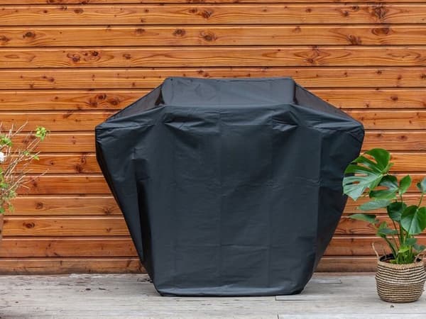 Grillovertræk vandtæt sort 250 x 120 cm med opbevaringspose