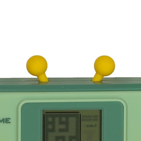 Handhållen retro spelkonsol grön med inbyggda spel, 2x AAA (ingår ej) Grön