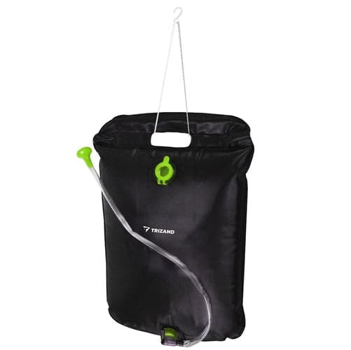 Solardusch 20L portabel campingdusch med slang, munstycke och krok