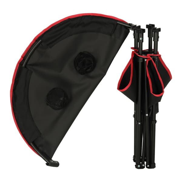 Sammenklappeligt campingbord 72 cm med kopholder & transporttaske