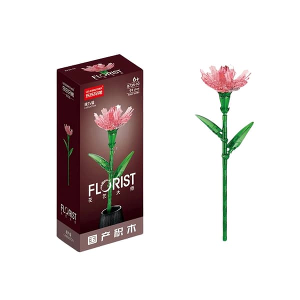 Blomster-byggeklodser sæt 60–150 dele, tilfældigt design