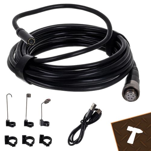 Langaton tarkastuskamera Full HD 5 m jäykkä kaapeli IP67 4,2" IPS