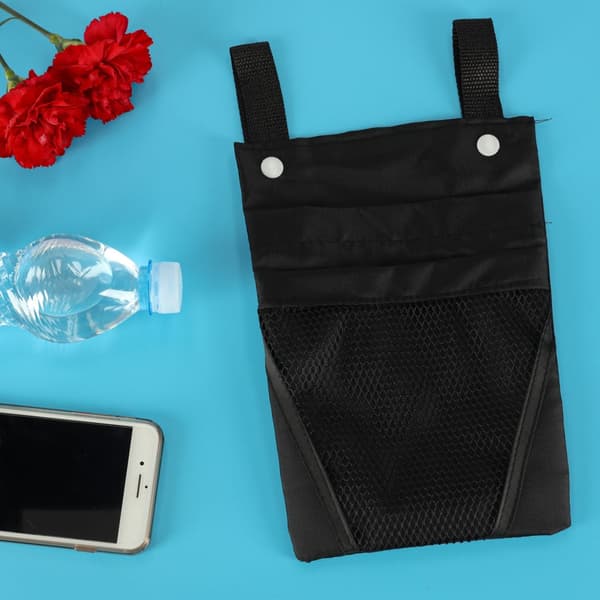 Styrtaske til cykel med smartphone-rum sort, passer til cykel & elscooter