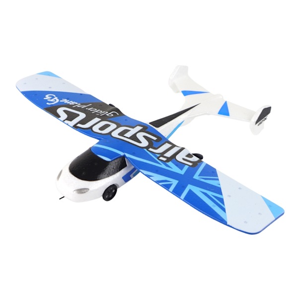 RC flygplan 4D-G3 med LED-lampor, 4 extra propellrar, 30 cm