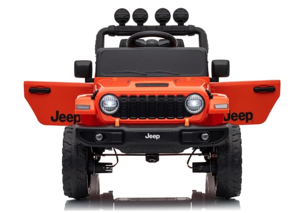 Batteridriven leksaksbil Jeep Rubicon för barn orange