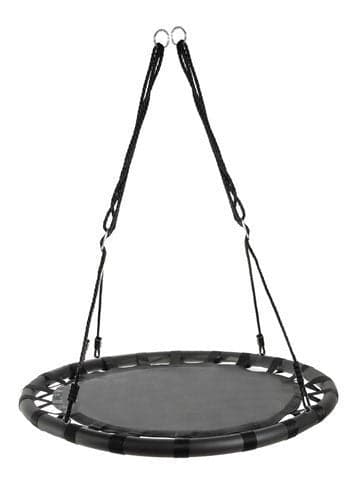 Fugleredegynge storkerede 100 cm 150 kg vejrbestandig sort