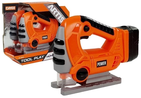 Batteridriven sticksåg leksak för barn, ergonomiskt grepp