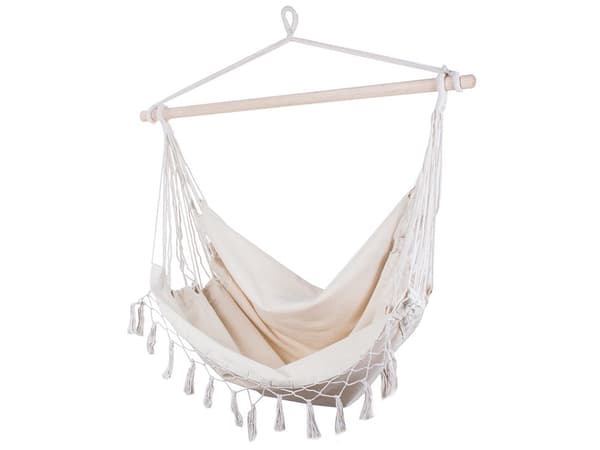 Riipputuoli (hammock chair) puuvilla/polyesteri puutangolla 90 cm