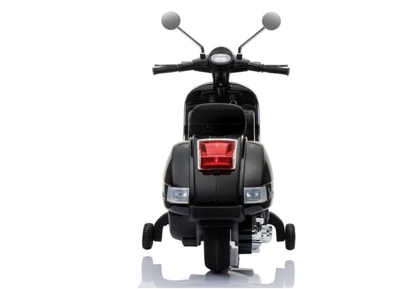 Elmotorcykel til børn 12V 2x45W 3-4 km/h sort med MP3/USB