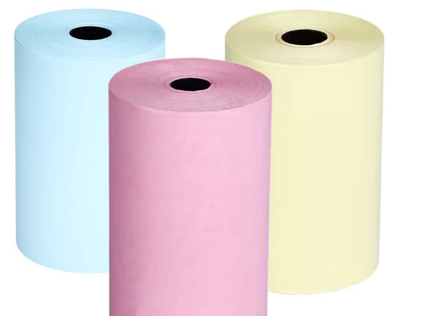 Termopapirruller 55 mm 3-pak farvemix til termoprinter/mini printer