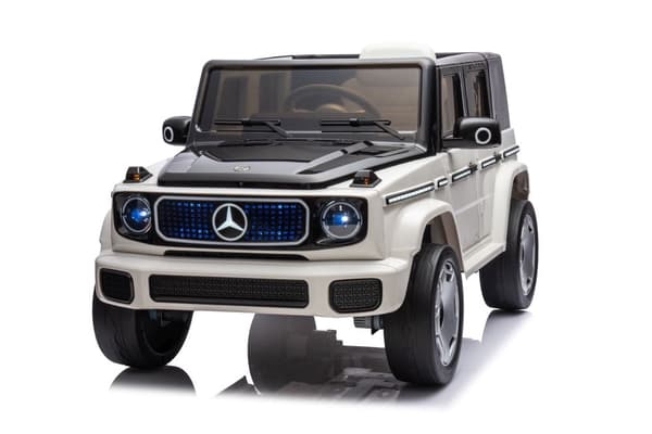 Batteridriven elbil för barn Mercedes EQG 4x4 vit