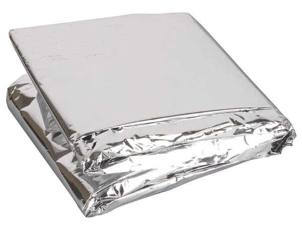 Redningsfilt i sølvfolie 140x210 cm sølv 1-pack