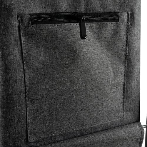 Indkøbsvogn sammenklappelig 30 kg med taske 54x24x32 cm grå