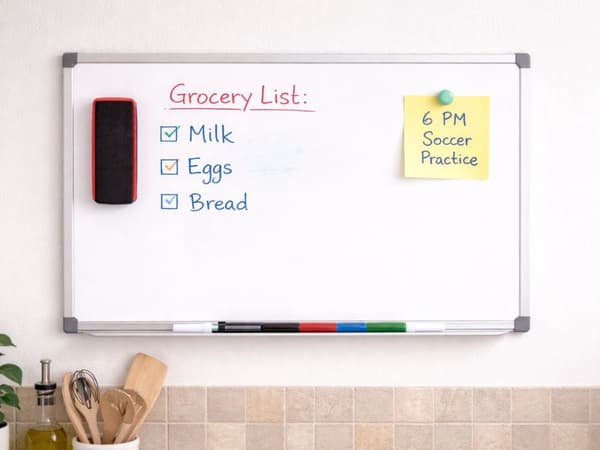 Magnetiskt whiteboard-sudd 10 cm, blandade färger