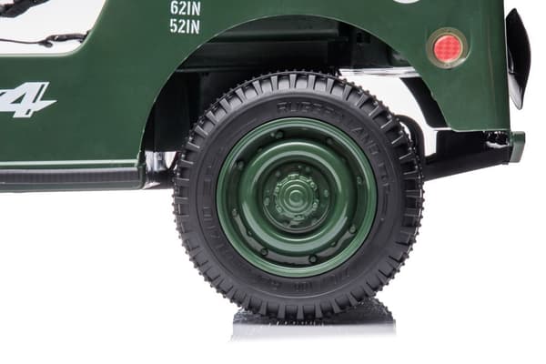Elbil för barn 4x4 Battery Car JH-103 armygrön