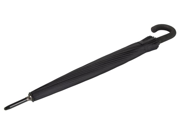 Suuri sateenvarjo 24 vartta automaattiavaus musta 105 cm