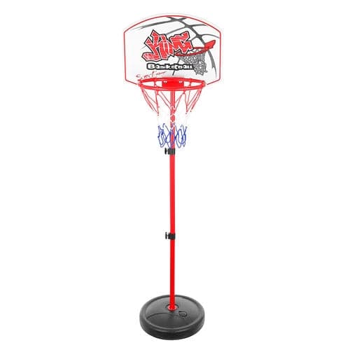 Basketställning barn 73-146 cm med boll, båge, 3 pilar och pump
