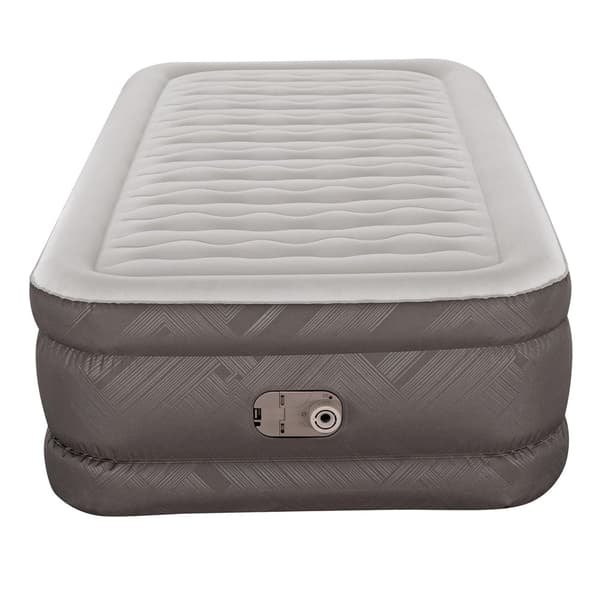 Luftmadrass 191x97x46 cm med inbyggd elpump, Fortech Wave Beam