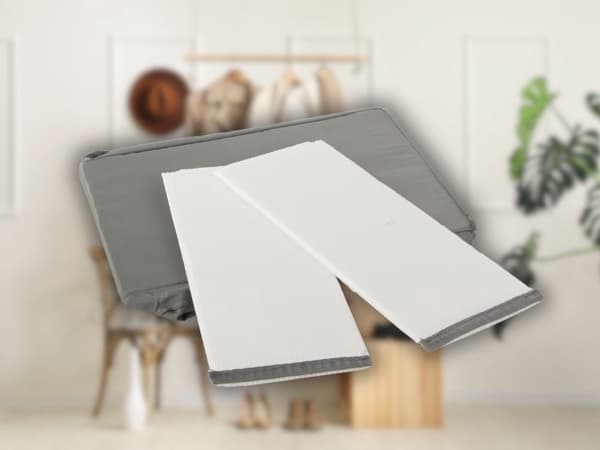 Skuffeorganisator 2 rum 51x20x10 cm polyester foldbar