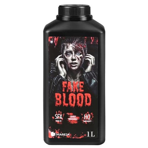 Konstgjort blod för makeup 1000 ml flytande intensiv röd flaska
