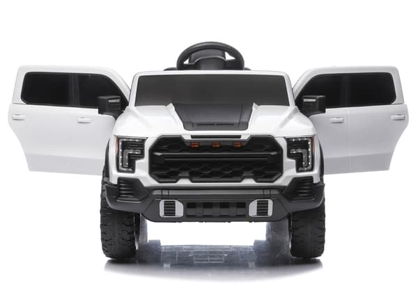 Batteridrevet elbil 4x4 til børn, hvid